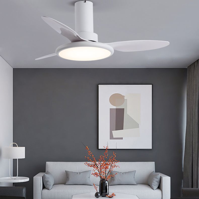 Unique Shape Ceiling Fan Lamp Kids Style Metal 1 Light Ceiling Fan Light