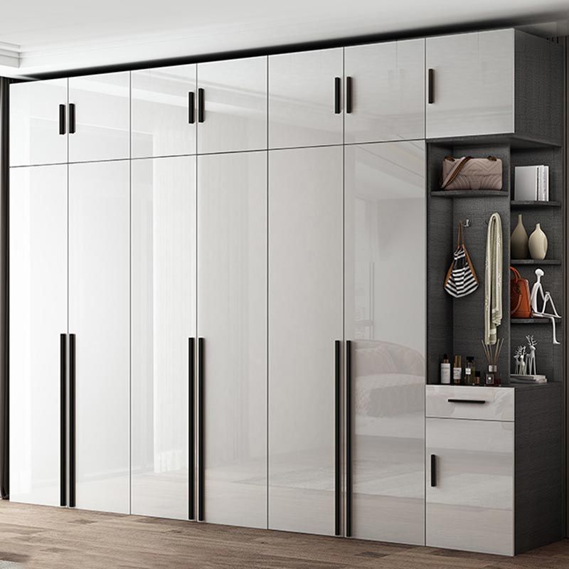 Modern Style Wooden Wardrobe White Colour Wardrobe Closet for Bedroom