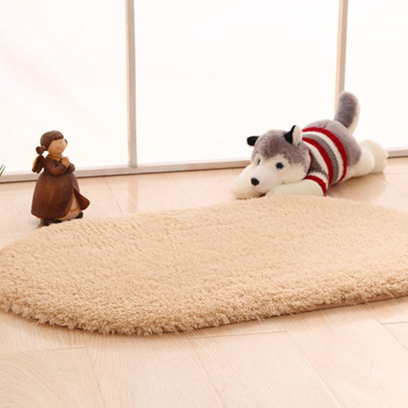 Einfacher niedlicher Teppich mehrfarbigem, fester Farbe Innenpulte Rutschtierfreundlichkeit Easy Care Area Teppich für Zuhause