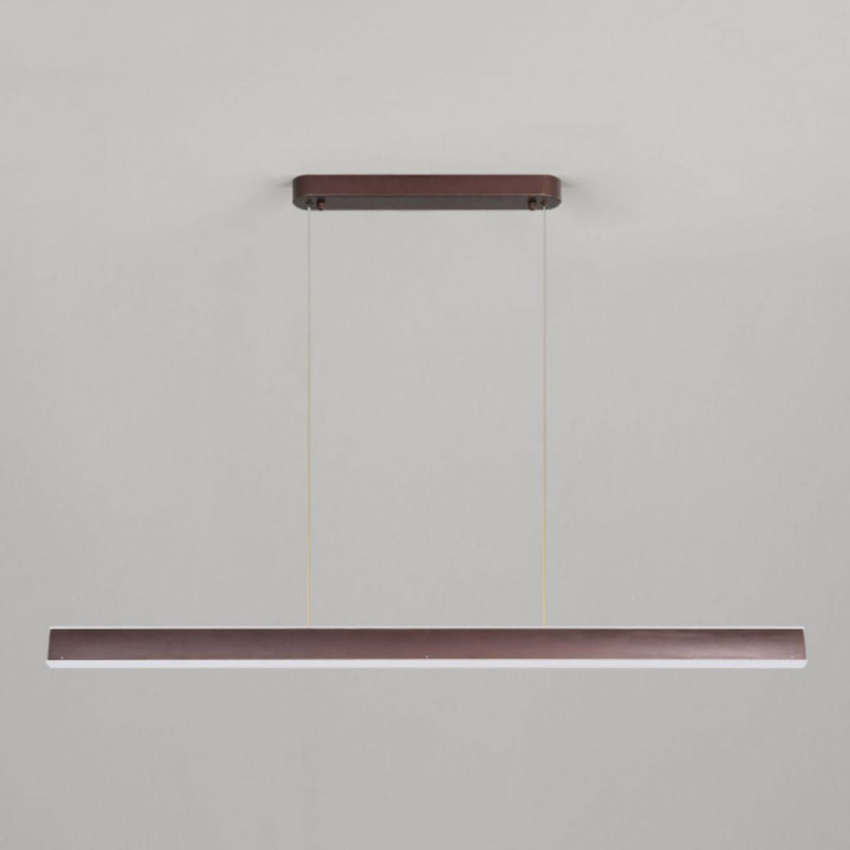 Modern Metal Island Light Strip 2 luces LED Island Colgante para comedor