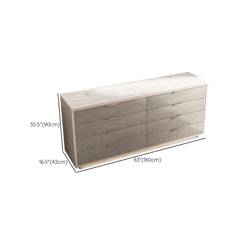 16.38-inch Width Storage Chest Modern Wooden Storage Chest Dresser