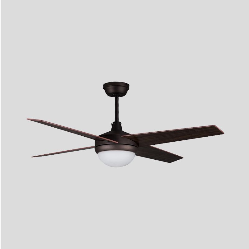 Dome Living Room Semi Flush LAMP RETRO RETRO acrylique brun foncé 52 "LED de large LEV PRENDANT PRENDANT LUMIN