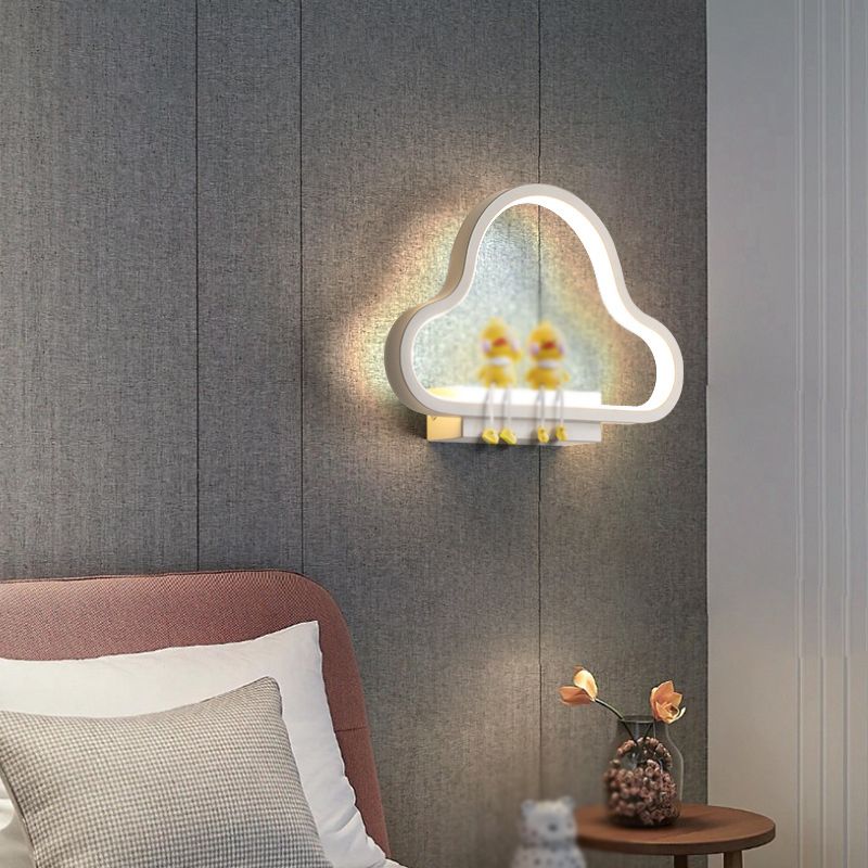 Metal Geometric LED Light Fixture Modern 1 Light Wall Sconces (Decoration not included)
