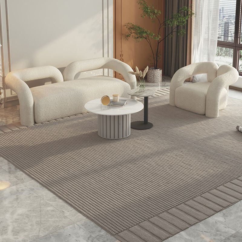 27.56" High Wool Sofa Modern Simple Tuxedo Arm Sofa in White