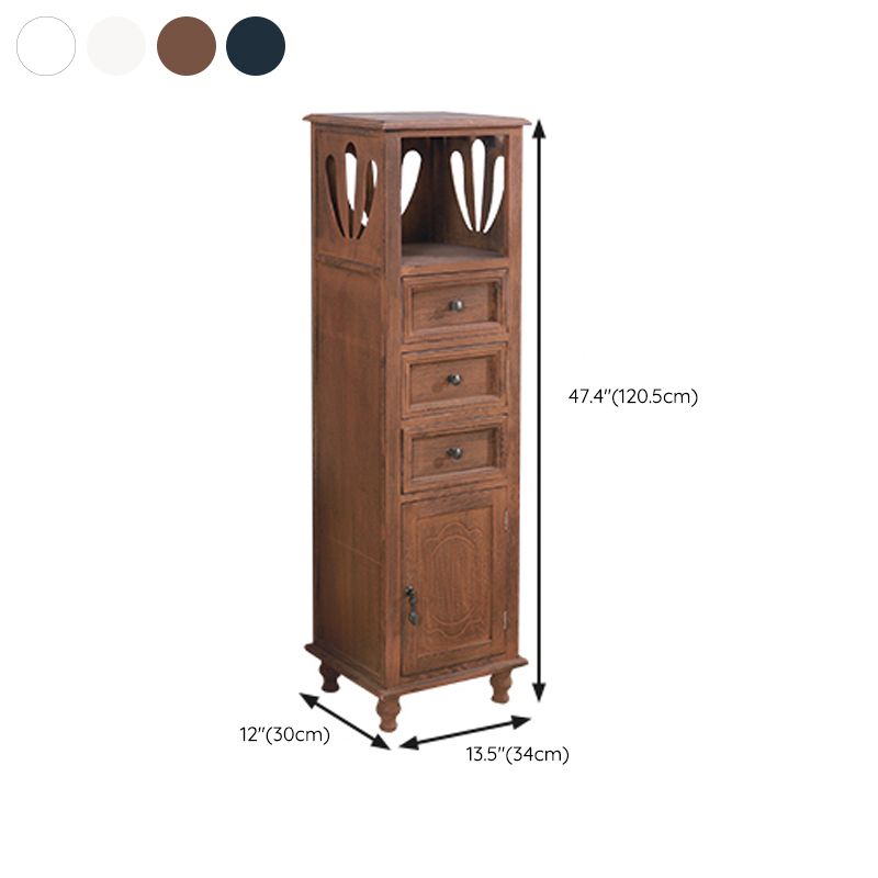 Nautical Bedroom Wooden Storage Chest Vertical 12" W Chest with Drawers