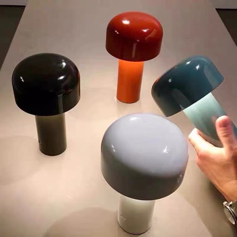 Moderne stijl drum nachttafellampen metaal 1 lichttafellicht
