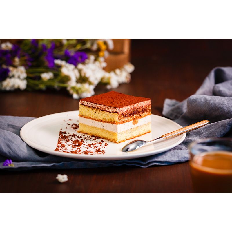 Sweet Tiramisu Wallpaper Mural Cake Shop Decor Removable Wall Decals,Personalized Size