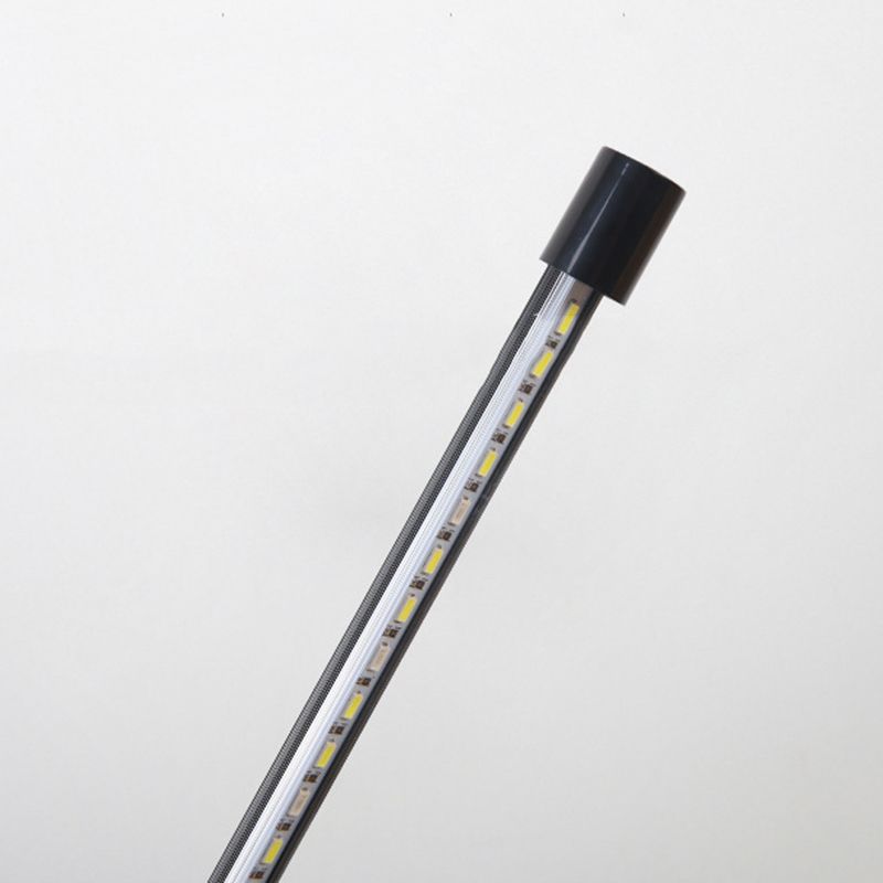 Schwarz Flexible Schwanenhals Klemmung-On-Schreibtisch Lampe moderne LED-Aluminium-Leuchtdichte für Schlafsaalraum
