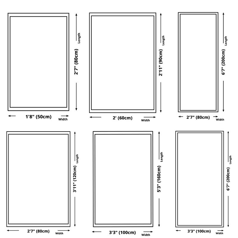 Multi-Color Moderne Rug Teppich abstrakter Kunstteppich Polypropylen waschbarer Teppich für die Heimdekoration