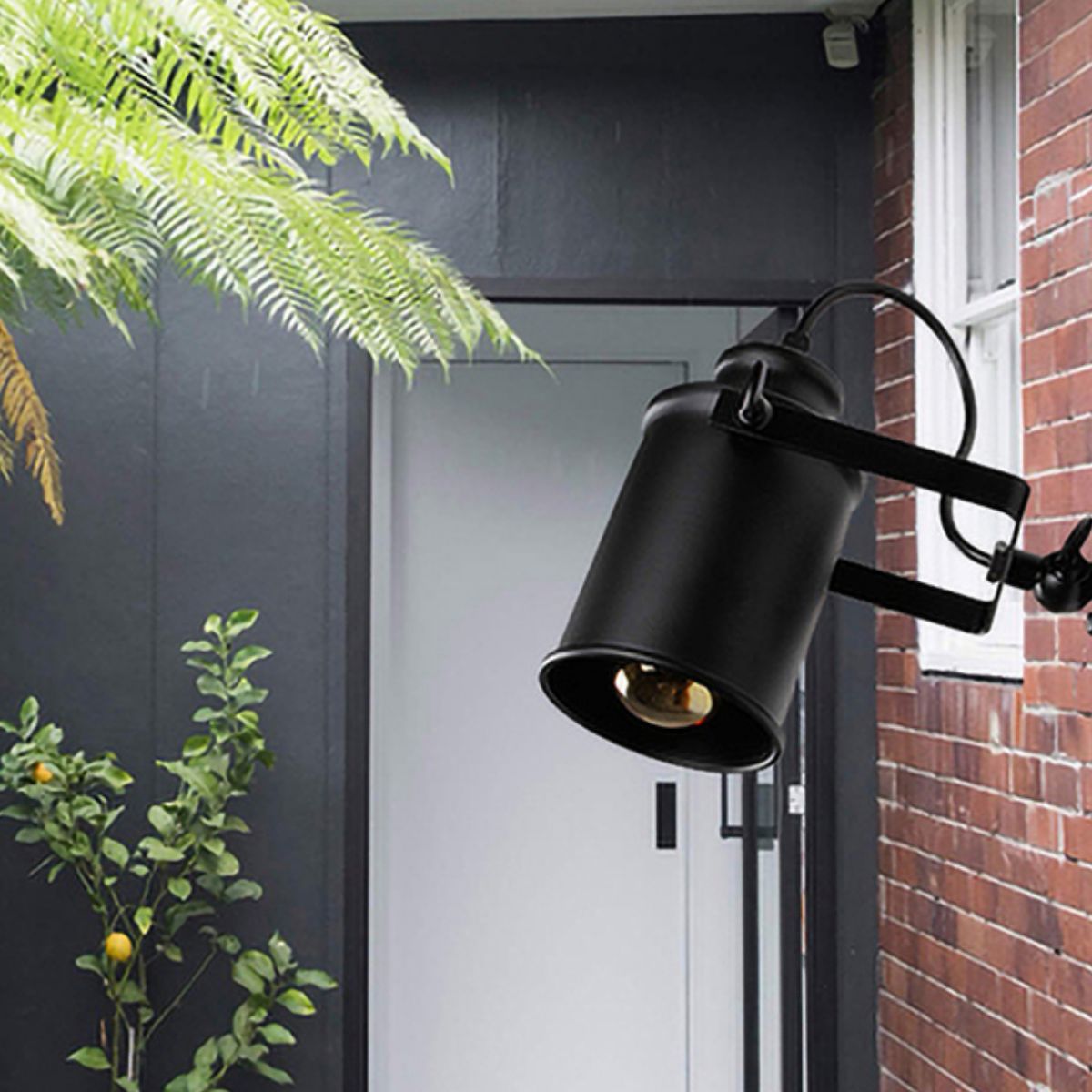 Industrial Metal Wall Lamp Simple Wall Sconce Lighting Fixture for Bedroom