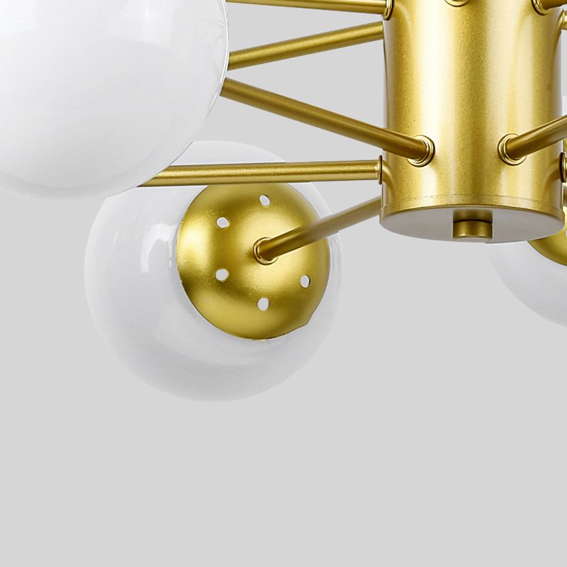 Globe Chandelier Lighting Multi-Head Suspension Pendant Lamps for Living Room