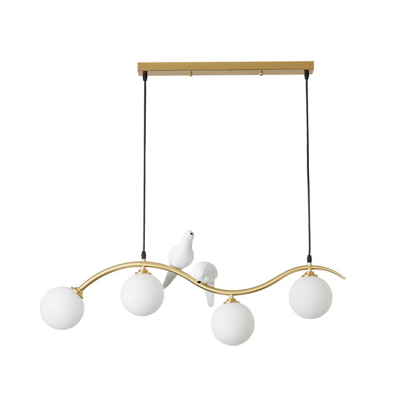 Glass Global Island Affermazione Light Minimalist Style Over Island Lighting for Pranzo Room