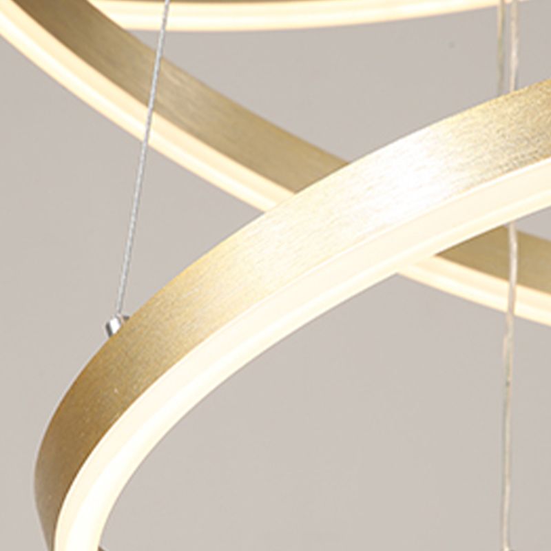 Noordse moderne minimalisme lichte luxe stijl led hanger kroonluchter licht voor eetkamer woonkamer