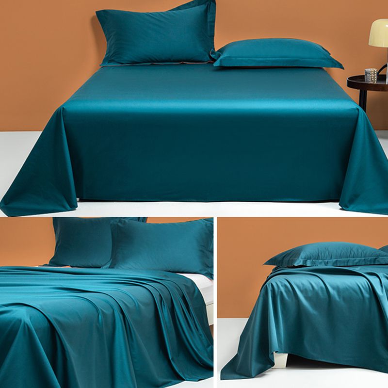 Sheet Sets Cotton Solid Color Super Soft Breathable Wrinkle Resistant Bed Sheet Set