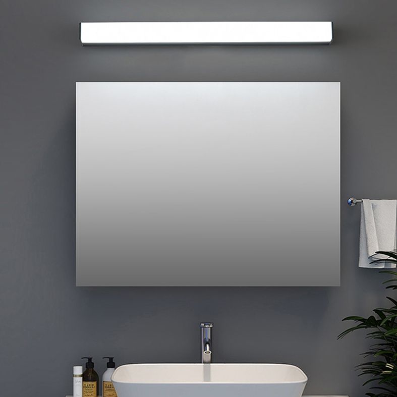 Modern Minimalist Style Rectangle Led Bathroom Vanity Light Fixtures Acrylic Vanity Sconce for Toilet