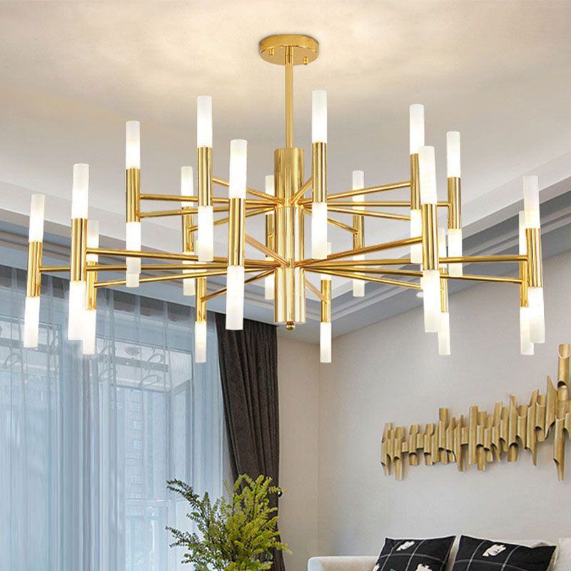 Modern Chandelier Lights LED 40 Lights Minimalism Living Room Hanging Pendant Lights