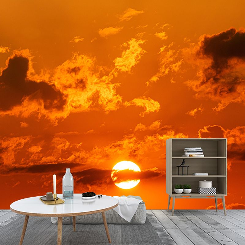 Mildew Resistant Mural Wallpaper Sky Landscapes Pattern for Wall Decor