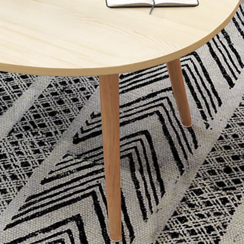 Contemporary Style Coffee Table Wooden 4 Legs Coffee Cocktail Table