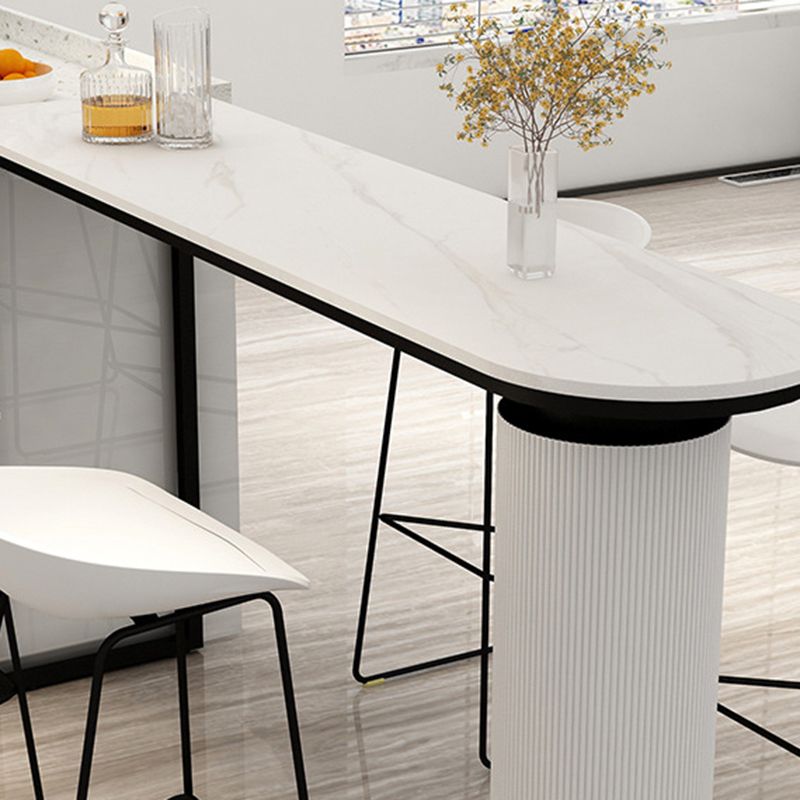 Specialty Bar Table Bar Height Contemporary Pub Table for Indoor