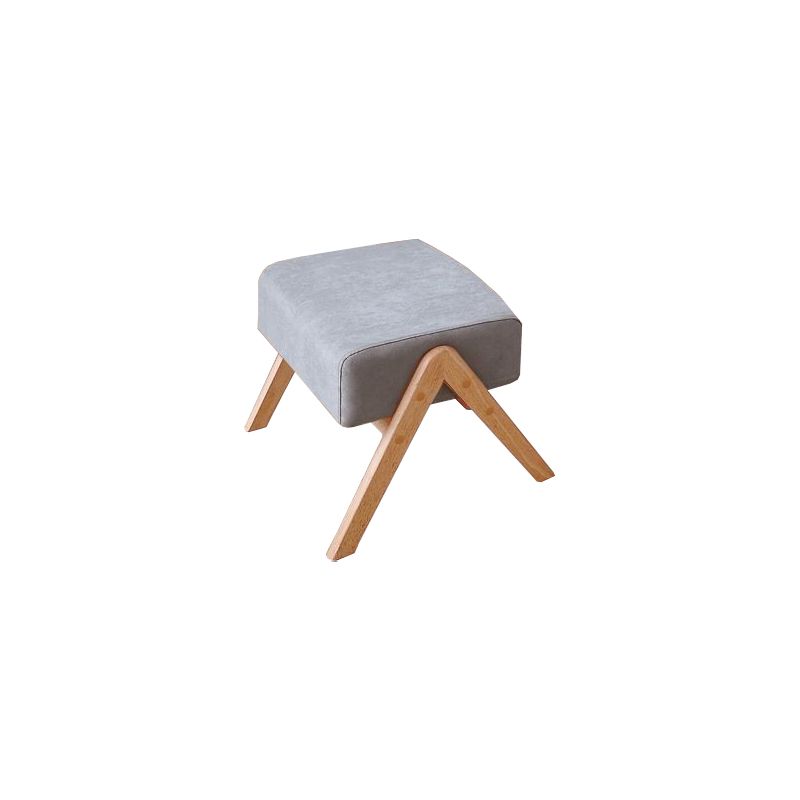 Modern Rocker Chair Upholstered With Gray Frame Glider for Living Room