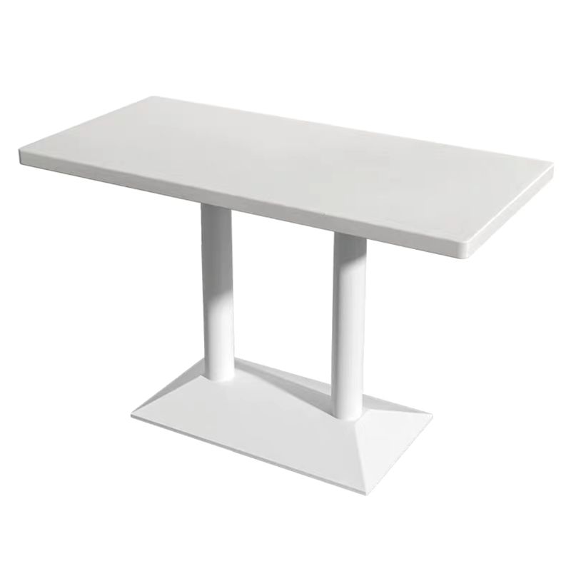 Colección de comedor de mesa de comedor de estilo industrial para el comedor de piedra para interiores
