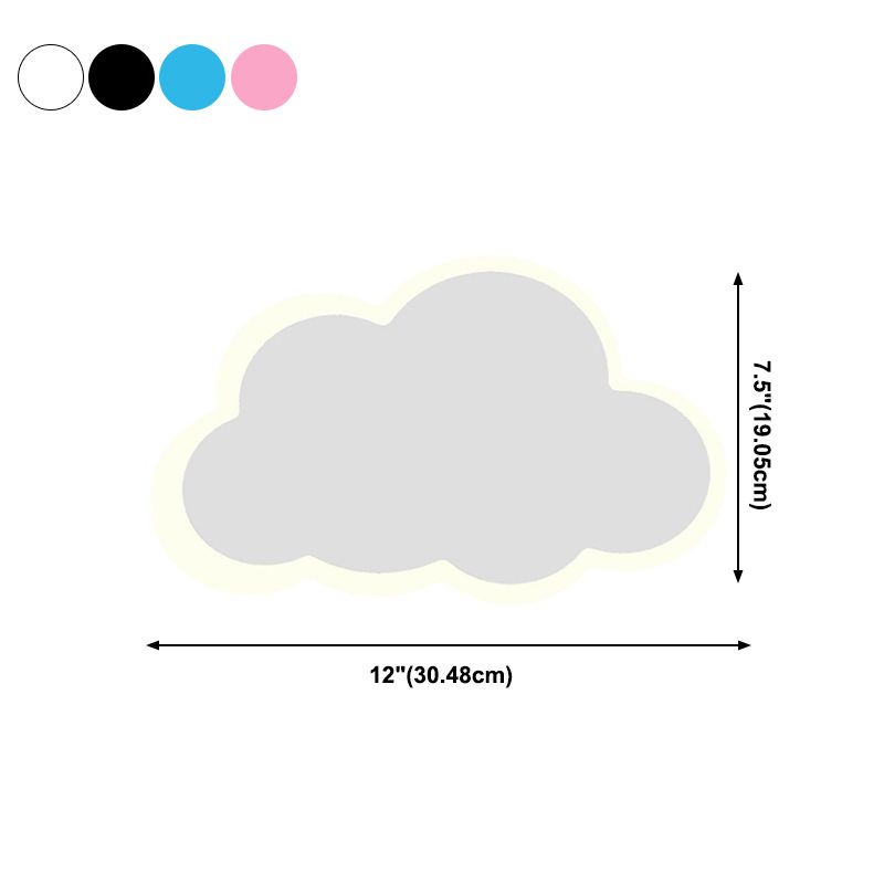 Forme unique en métal applique de murs de style enfant à 1 lumière