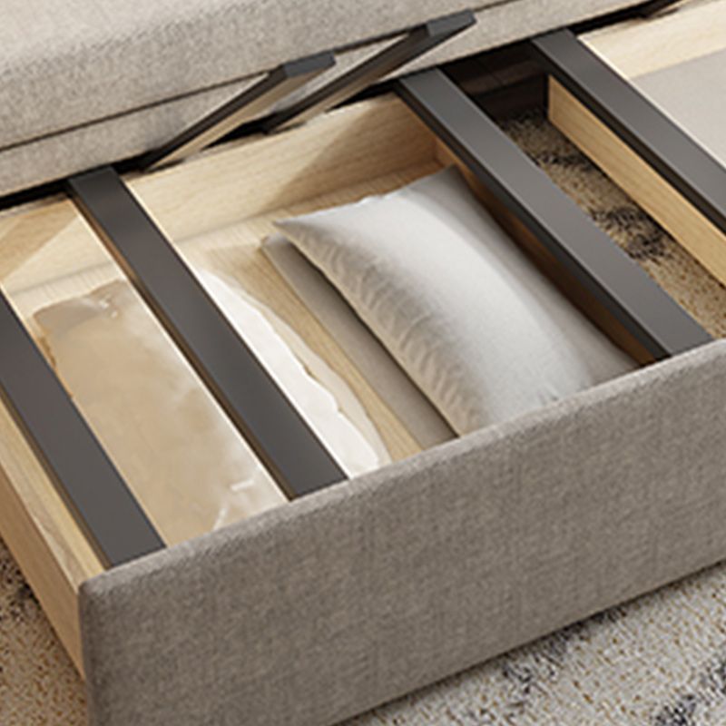 32" Wide Contemporary Sofa Bed Pillow Included White Sleeper Sofa