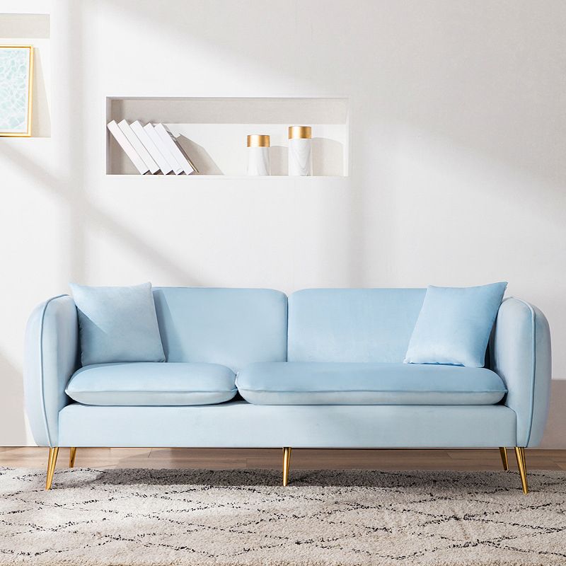 Contemporary Tuxedo Arm Sofa 30.31" Wide Standard Sofa for Living Room