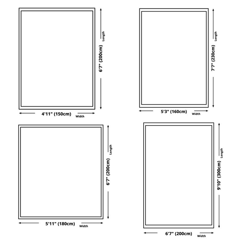 White Modern Carpet Polyester Solid Color Carpet Non-Slip Backing Carpet for Living Room