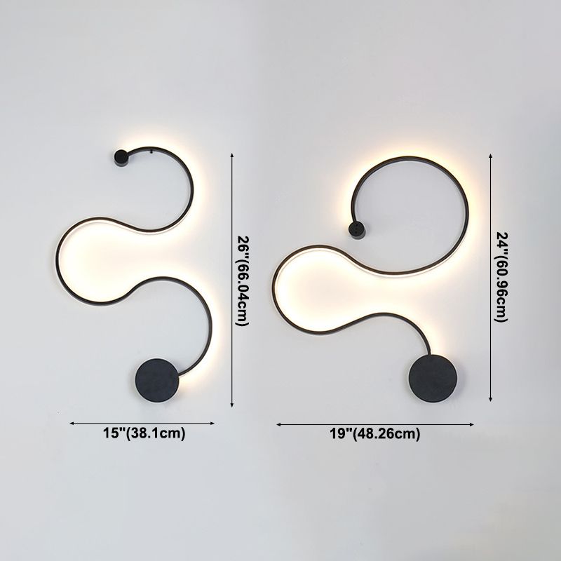 Modern Simplicity LED Wall Light Lacquered Aluminium Linear Wall Sconce with Acrylic Shade
