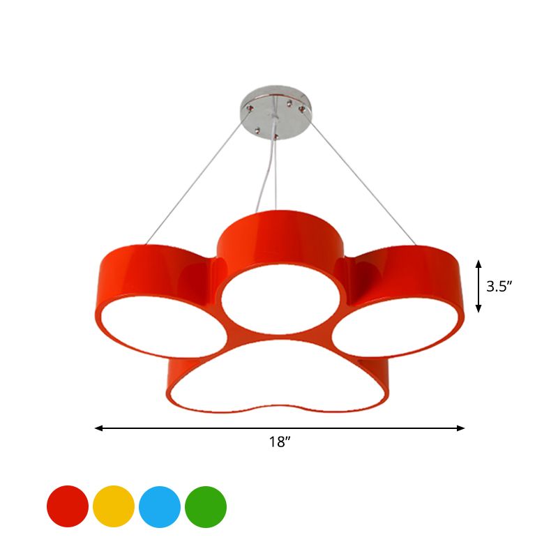 Lampadario ad artiglio giallo/blu/verde claw minimalismo LED LED ACRILICA APPEGGIAMENTO PERCHIEGGIO PER SCARICA