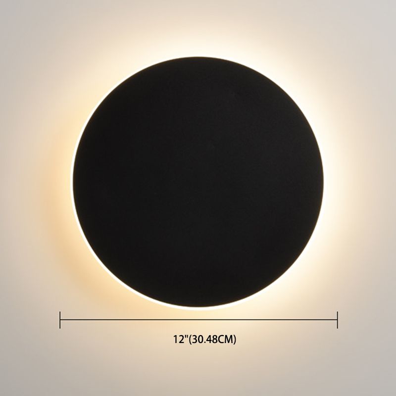 Acryl runde Schatten Wandleuchte modern