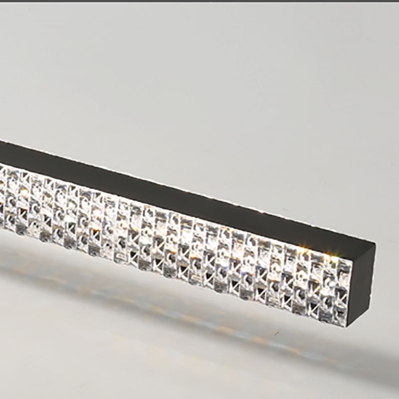Minimalist Style Iron Vanity Mirror Light Geometry Rectangle Led Vanity Lamp for Bedroom
