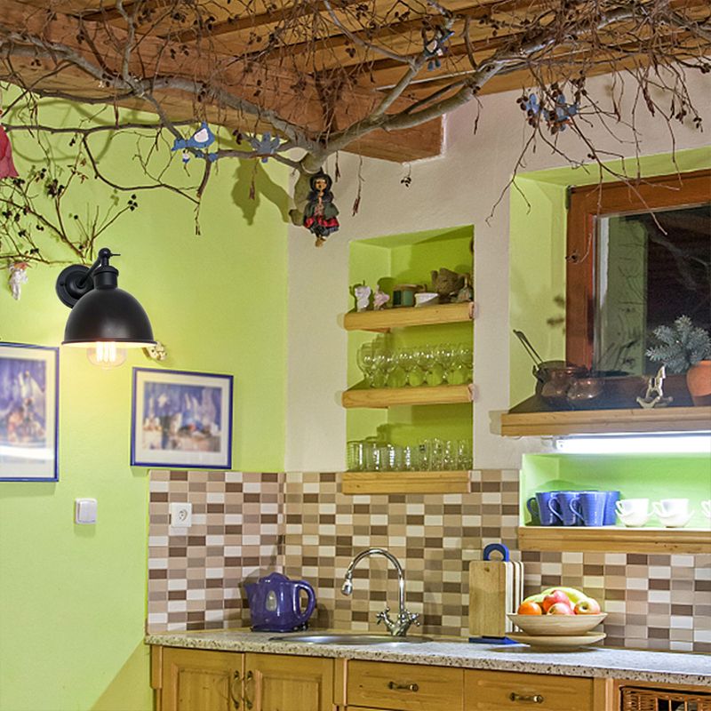 Industrial Wall Mount Light Fixture 1 Light Wall Mounted Lighting for Dining Room