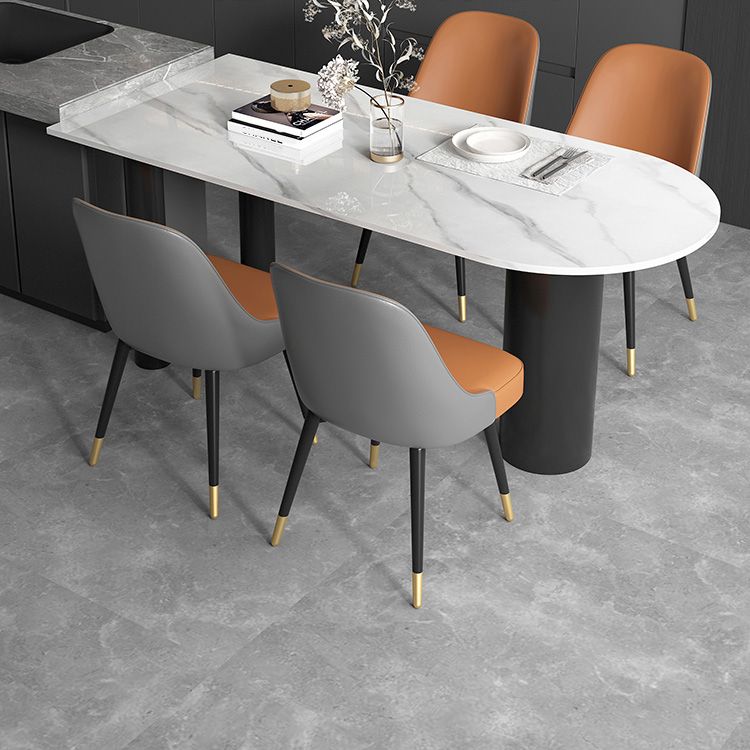 Modern Style Dining Table Stone 3 Legs Table for Dining Room