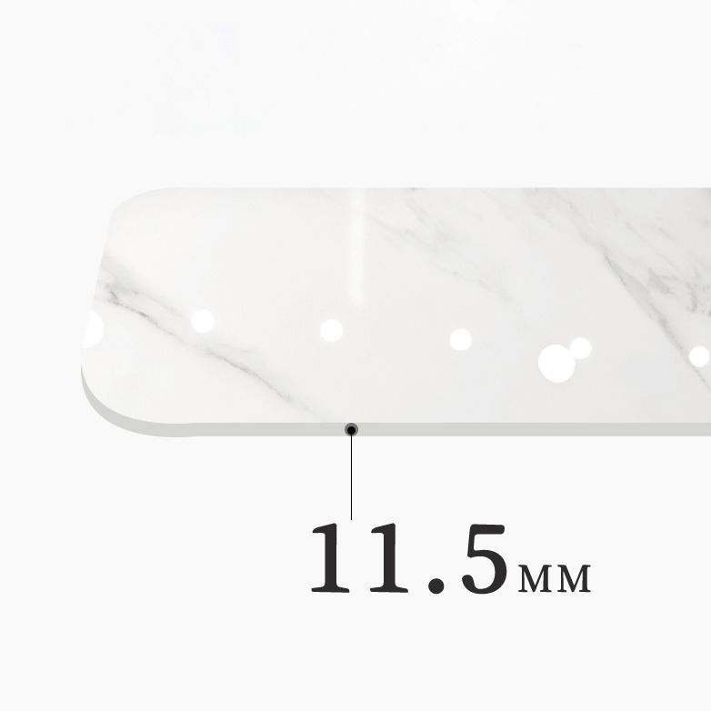 Glam 1/4/5/6/7  Pieces Dining Set Rectangle Stone Dining Table for Dining Room