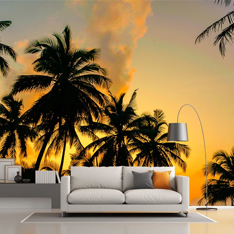 Palm Tree Mildew Resistant Mural Tropical Photography Room Wall Mural