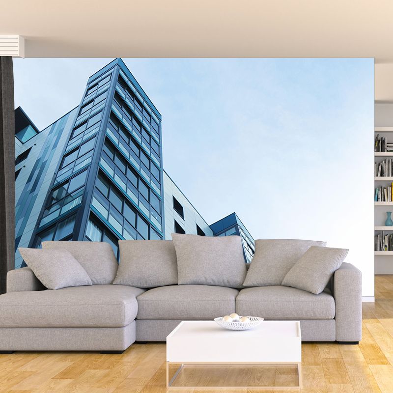 Study Room Contemporary Building Mural Horizontal Photography Wall Mural