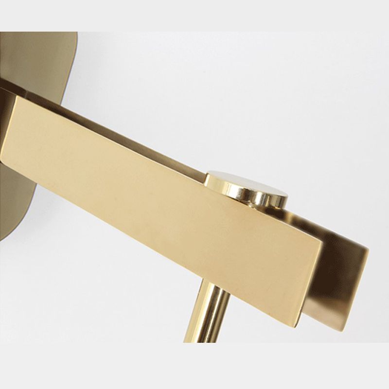 Modern Wall Light Metal Light Glass Indoor Beside Light Reading Light for Living Room