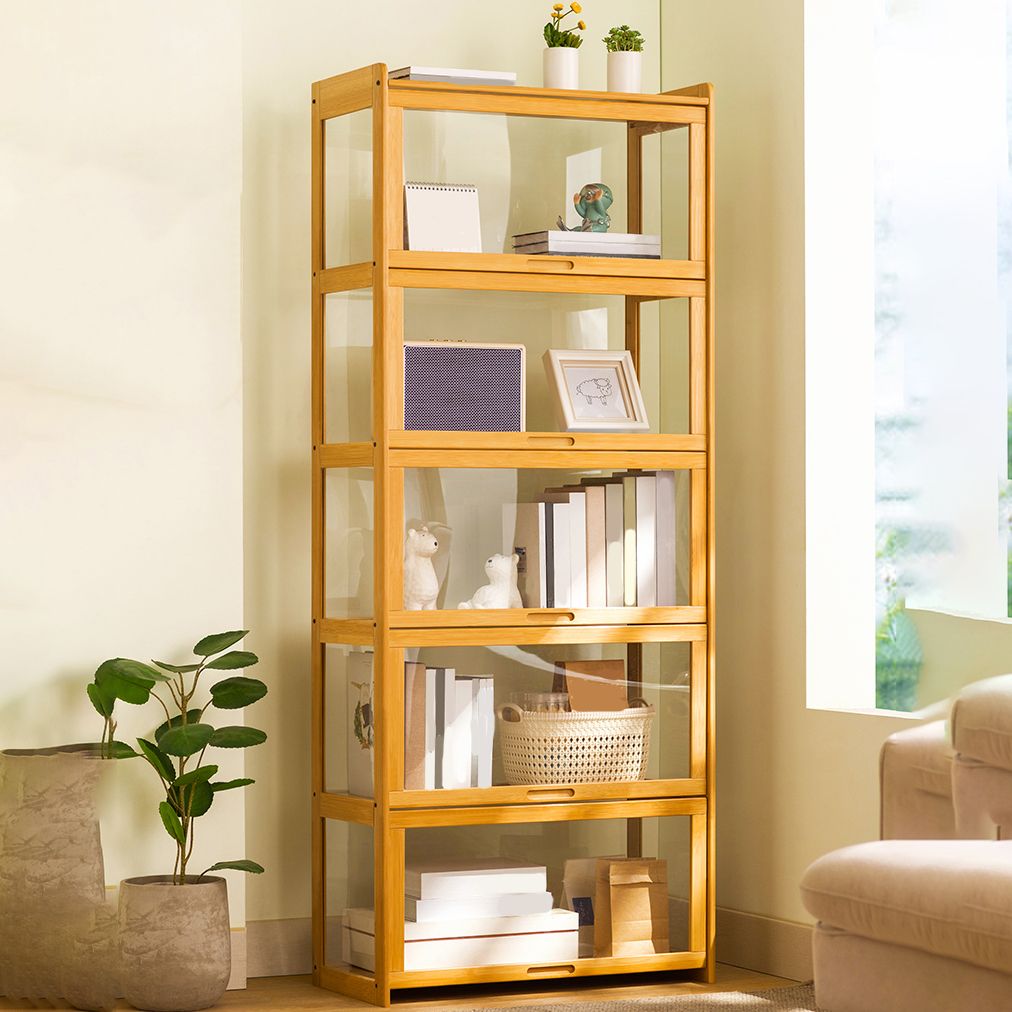 27.6" W  Rectangle Accent Cabinet, Contemporary Chest in Natural/Gray