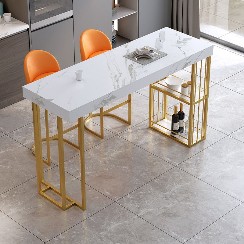 1/2/3 Pieces Pub Dining Set Industrial Rectangular Bar Pub Table Set