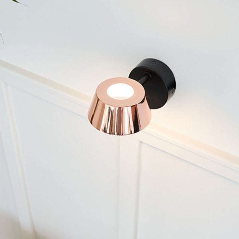 Semplicità nordica di rosa semplicità a led wall doconce 4,7 pollici di illuminazione da mini camera da letto in bianco caldo