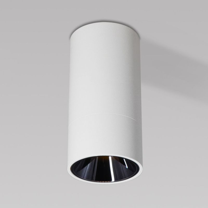 Minimalism Aluminum LED Flush Light Fixture Cylinder Ceiling Flush Mount