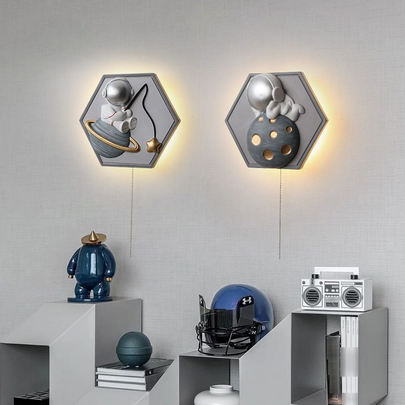 Wall Sconce Lighting Minimalist Wall Mounted Lighting for Kids Bedroom