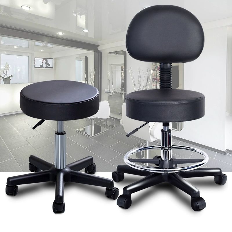 Modern Adjustable Rotatable Counter Stool Steel Kitchen Bar Stool with Cushion