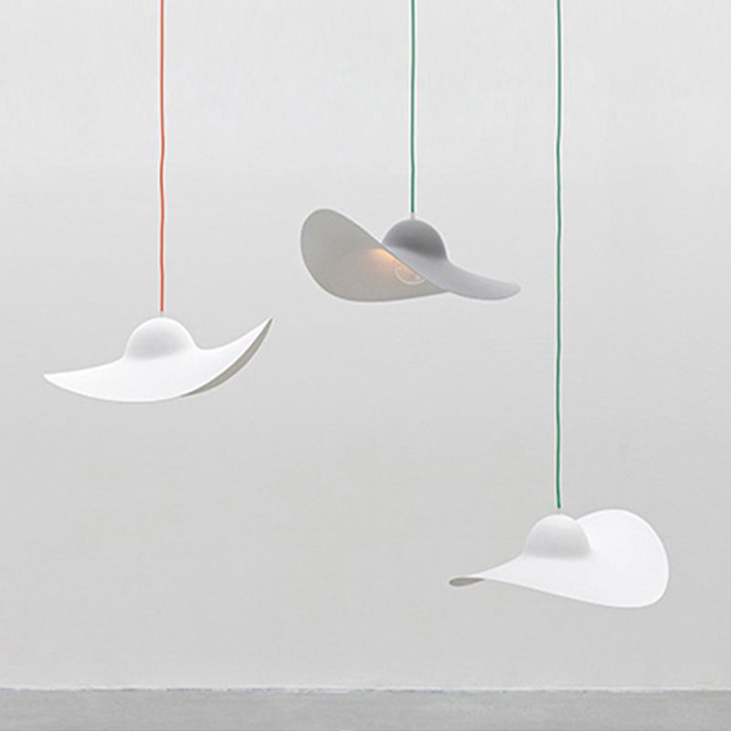 Hat-shaped Hanging Light Modern Pendent Lighting Fixture for Sitting Room