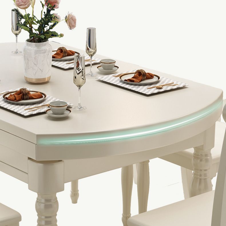 Traditional Wooden Table Set 1/4/5/7 Pieces Dining Set for Home