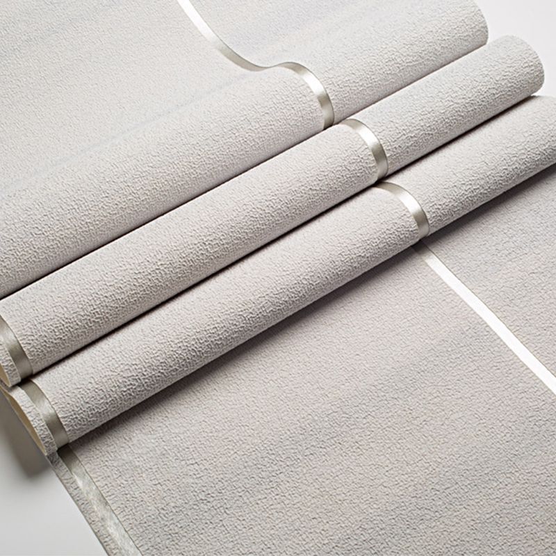 Modern Dark Color Flock Wallpaper Glitter Solid Moisture-Resistant Wall Covering for Living Room