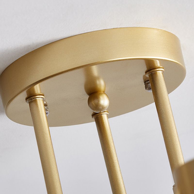 Luci cilindriche del lampadario cilindrico in metallo moderno a 6 luci a pendente