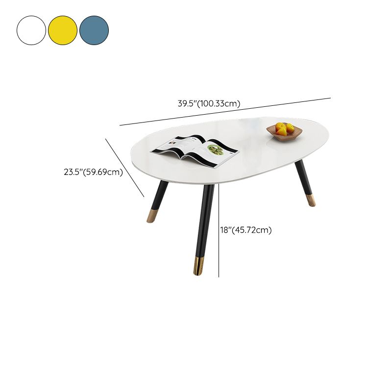 Contemporary Coffee Table Set No Distressing 3 Legs Wood Coffee Table
